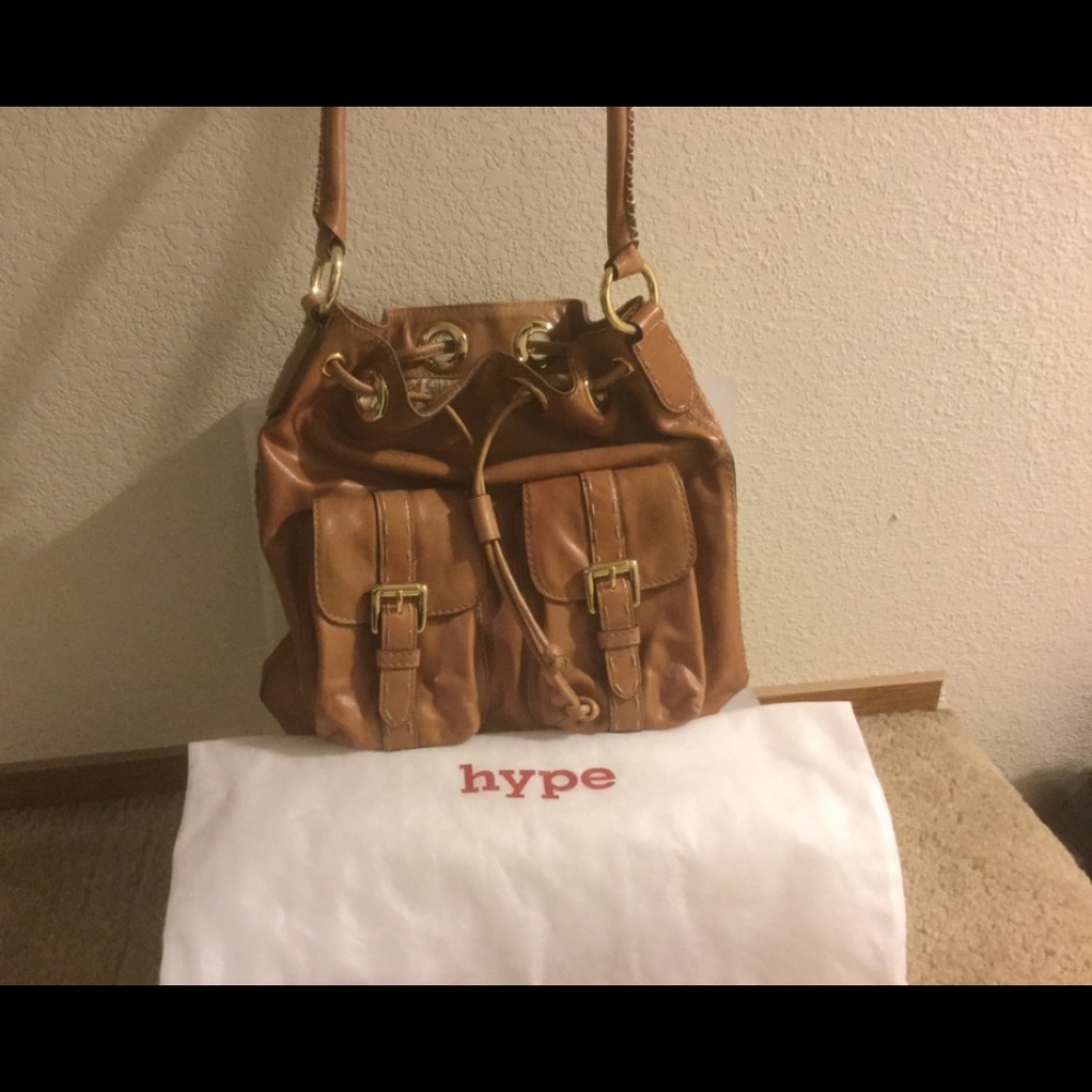 Hype tan color purse